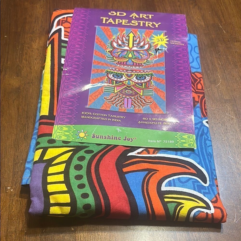 3D Art Tapestry - Multicolor (3700) NEW